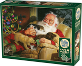 Santa's Quiet Time - Tom Newsom | Cobble Hill | 1000 Pieces | Jigsaw Puzzle - Puzzles +