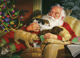 Santa's Quiet Time - Tom Newsom | Cobble Hill | 1000 Pieces | Jigsaw Puzzle - Puzzles +