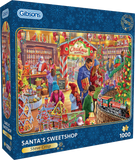 Santa's Sweetshop - Steve Crisp | Gibsons | 1000 Pieces | Jigsaw Puzzle - Puzzles +