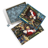 Santa's Workbench - Tom Newsom | Cobble Hill | 500 Pieces | Jigsaw Puzzle - Puzzles +