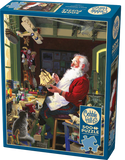 Santa's Workbench - Tom Newsom | Cobble Hill | 500 Pieces | Jigsaw Puzzle - Puzzles +