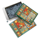 Scandi Chicken Quilt | Cobble Hill | 1000 Pieces | Jigsaw Puzzle - Puzzles +