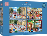 School Days - Trevor Mitchell | Gibsons | 4 X 500 Pieces | Jigsaw Puzzle - Puzzles +
