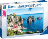 Sea Stacks At Scopello - Sicily | Ravensburger | 1000 Pieces | Jigsaw Puzzle - Puzzles +