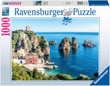 Sea Stacks At Scopello - Sicily | Ravensburger | 1000 Pieces | Jigsaw Puzzle - Puzzles +