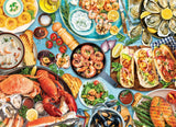 Seafood Table - Flavours Of The World | Eurographics | 1000 Pieces | Jigsaw Puzzle - Puzzles +