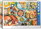 Seafood Table - Flavours Of The World | Eurographics | 1000 Pieces | Jigsaw Puzzle - Puzzles +
