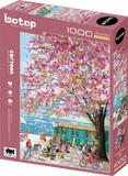 Seaside Flower | Botop Blackcard | 1000 Pieces | Jigsaw Puzzle - Puzzles +