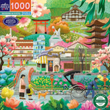 Seasons In Kyoto - Jennifer Potter | Eeboo | 1000 Pieces | Jigsaw Puzzle - Puzzles +
