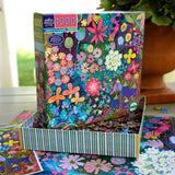 Seeds & Flowers - Melissa Sweet | Eeboo | 1000 Pieces | Jigsaw Puzzle - Puzzles +
