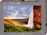 Seljalandsfoss Waterfall - Alexander Von Humboldt | Heye | 1000 Pieces | Jigsaw Puzzle - Puzzles +