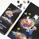 Send Flowers | Botop Blackcard | 300 Pieces | Jigsaw Puzzle - Puzzles +
