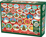 Snow Globe Cookies | Cobble Hill | 1000 Pieces | Jigsaw Puzzle - Puzzles +
