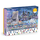 Snowfall Over New York City - Michael Storrings | Galison | 1000 Pieces | Jigsaw Puzzle - Puzzles +