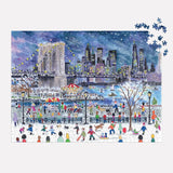 Snowfall Over New York City - Michael Storrings | Galison | 1000 Pieces | Jigsaw Puzzle - Puzzles +