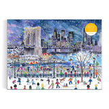 Snowfall Over New York City - Michael Storrings | Galison | 1000 Pieces | Jigsaw Puzzle - Puzzles +