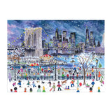 Snowfall Over New York City - Michael Storrings | Galison | 1000 Pieces | Jigsaw Puzzle - Puzzles +