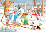 Snowman | Junior No.10 | Jan van Haasteren | Jumbo | 150 Pieces | Jigsaw Puzzle - Puzzles +
