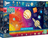 Solar System - Kelsey Oseid | Eeboo | 100 Pieces | Jigsaw Puzzle - Puzzles +