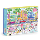 South Beach Miami - Michael Storrings | Galison | 1000 Pieces | Jigsaw Puzzle - Puzzles +