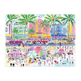 South Beach Miami - Michael Storrings | Galison | 1000 Pieces | Jigsaw Puzzle - Puzzles +