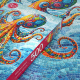 Splish Splash Octopus | CherryPazzi | 500 Pieces | Jigsaw Puzzle - Puzzles +