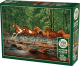 Spring Creek Run - Chris Cummings | Cobble Hill | 1000 Pieces | Jigsaw Puzzle - Puzzles +