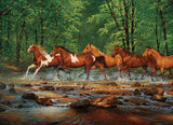 Spring Creek Run - Chris Cummings | Cobble Hill | 1000 Pieces | Jigsaw Puzzle - Puzzles +