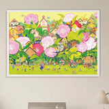 Spring Town | Botop Fusion | 500 Piece Puzzle | Jigsaw Puzzle - Puzzles +