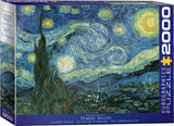 Starry Night - Van Gogh | Eurographics | 2000 Pieces | Jigsaw Puzzle - Puzzles +