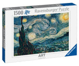 Starry Night - Van Gogh | Ravensburger | 1500 Pieces | Jigsaw Puzzle - Puzzles +