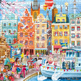 Stockholm - Uta Krogmann | Eeboo | 1000 Pieces | Jigsaw Puzzle - Puzzles +