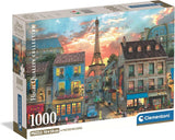 Streets Of Paris | Clementoni | 1000 Pieces | Jigsaw Puzzle - Puzzles +