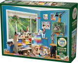 Studio Pups - Robert Giordano | Cobble Hill | 1000 Pieces | Jigsaw Puzzle - Puzzles +