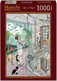 Summer Rain Aquarium - Seul Grim | Magnolia | 1000 Pieces | Jigsaw Puzzle - Puzzles +