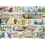 Sun Bears & Sloth - Val Goldfinch | Gibsons | 1000 Pieces | Jigsaw Puzzle - Puzzles +