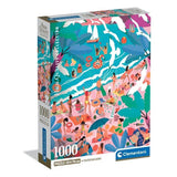 Sunday At The Beach | Clementoni | 1000 Pieces | Jigsaw Puzzle - Puzzles +