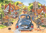 Sunday Drivers! - Original No.1 | Wasgij? Retro | Holdson | 1000 Pieces | Jigsaw Puzzle - Puzzles +