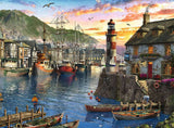 Sunrise at the Port | Ravensburger | 500 Pieces | Jigsaw Puzzle - Puzzles +