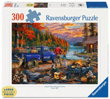 Sunset Lake | Ravensburger | 300 Extra Large Pieces | Jigsaw Puzzle - Puzzles +