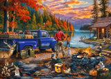 Sunset Lake | Ravensburger | 300 Extra Large Pieces | Jigsaw Puzzle - Puzzles +
