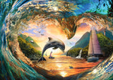 Sunset Splash | Ravensburger | 1000 Pieces | Jigsaw Puzzle - Puzzles +