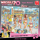 Super Models! - Destiny No.9 | Wasgij? Retro | Jumbo | 1000 Pieces | Jigsaw Puzzle - Puzzles +