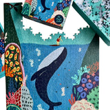 Surfer And Whale - Suki McMaster | The Puzzle Collab | 500 Pieces | Jigsaw Puzzle - Puzzles +