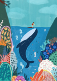 Surfer And Whale - Suki McMaster | The Puzzle Collab | 500 Pieces | Jigsaw Puzzle - Puzzles +