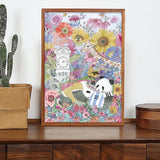 Sweet Panda | Botop Blackcard | 300 Pieces | Jigsaw Puzzle - Puzzles +