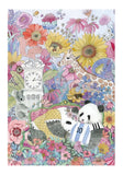 Sweet Panda | Botop Blackcard | 300 Pieces | Jigsaw Puzzle - Puzzles +