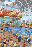 Swimming | Botop Fusion | 1000 Pieces | Jigsaw Puzzle - Puzzles +