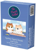 Sydney Opera House And Cats - Miss Wenly | The Puzzle Collab | 99 Pieces | Micro Jigsaw Puzzle - Puzzles +