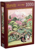 Tea Garden - Sarah Reyes | Magnolia | 1000 Pieces | Jigsaw Puzzle - Puzzles +